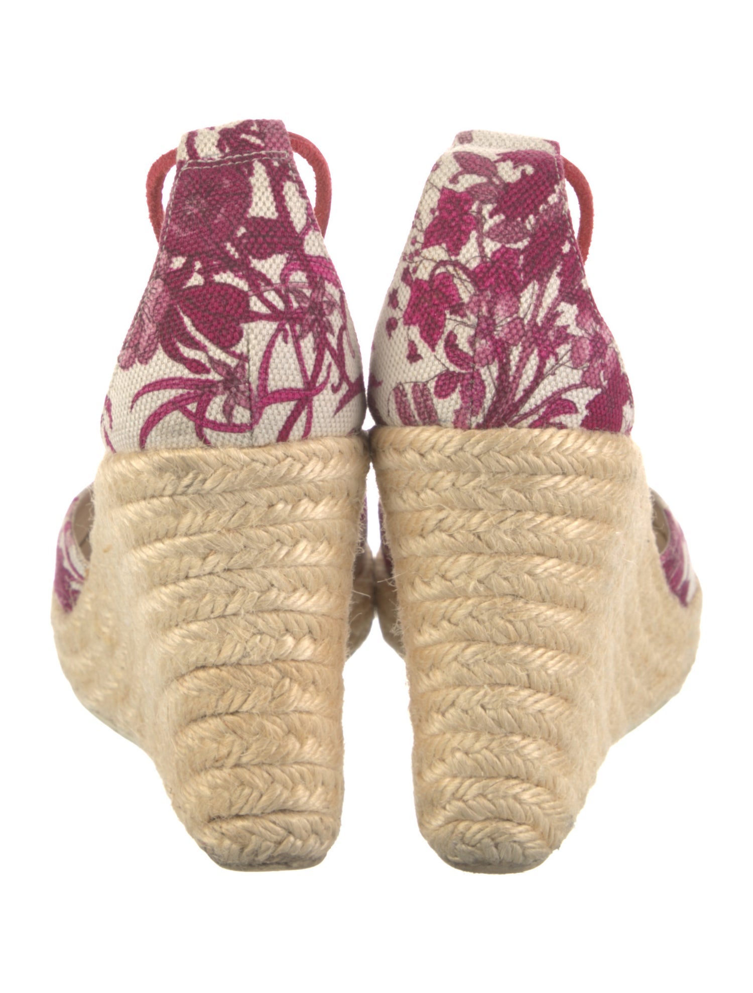 Gucci Flora Print Canvas Espadrilles